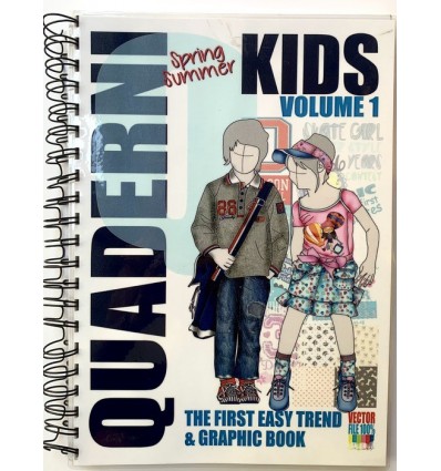 QUADERNI KIDS TREND & GRAPHICS BOOK VOLUME 1 S/S (INCLUYE DVD)
