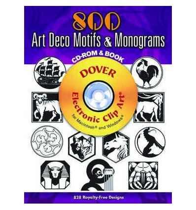 800 ART DECO MOTIFS & MONOGRAMS (INCLUYE CD-ROOM)