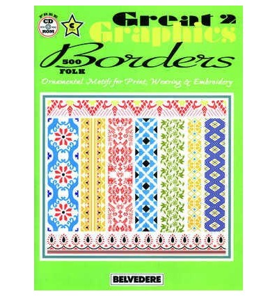 GREAT GRAPHICS 2: 500 FOLK BORDERS (INCLUYE CD-ROOM)