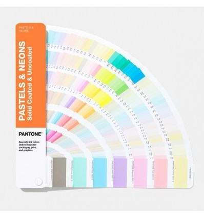 PANTONE PLUS PASTELS AND NEON GUIDE. COATED AND UNCOATED